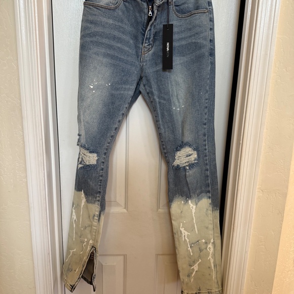 Fashion Nova Men Impression Medium Wash Skinny Jeans SZ 30.5 - Picture 10 of 11